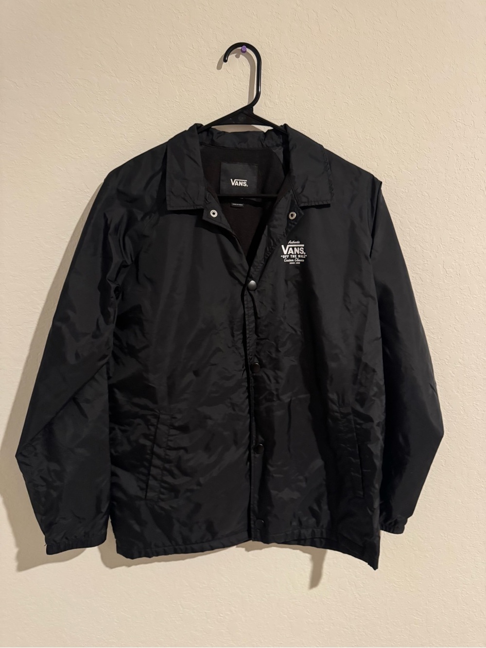 Vans Black Kids' Rain Jacket